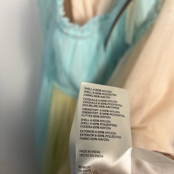 New Anthropologie Pernille Rosenkilde Strapless Tiered Tulle Dress size XL - Picture 9 of 9